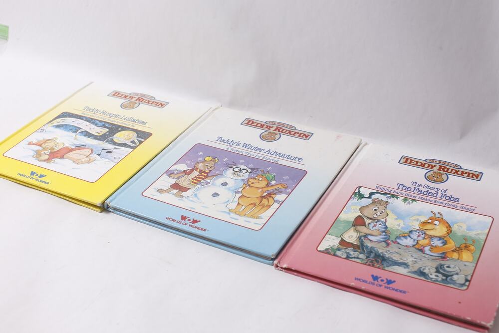 Teddy Ruxpin Children's Picture Book Lot Set of 3 Hardcover ~ 260914-WH 1152